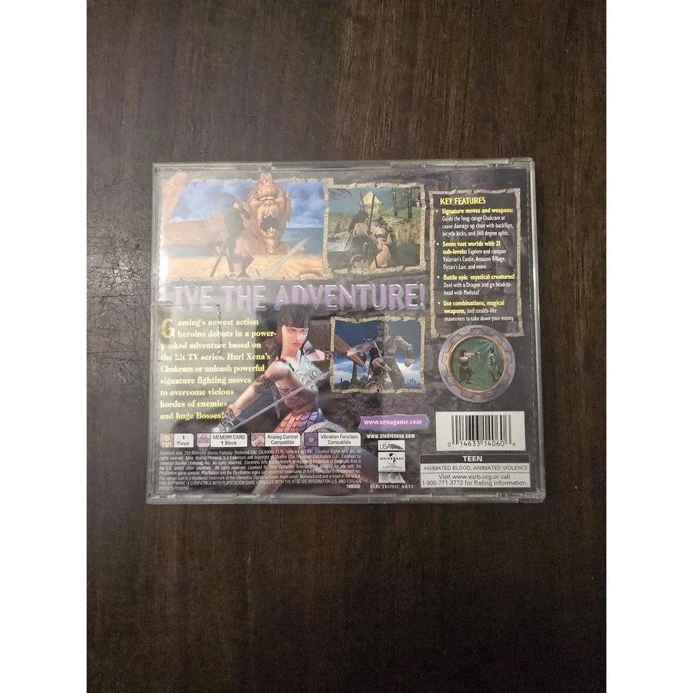 Xena: Warrior Princess (Sony PlayStation 1, 1999) Action & Adventure Video Game